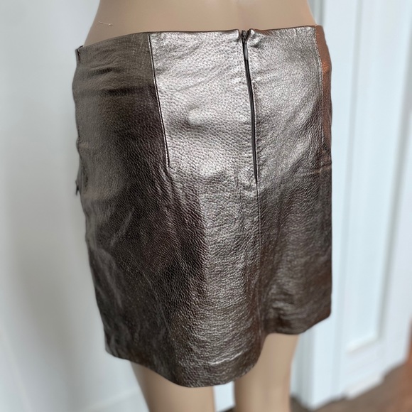 Blank NYC Real Leather Skirt - Picture 3 of 5